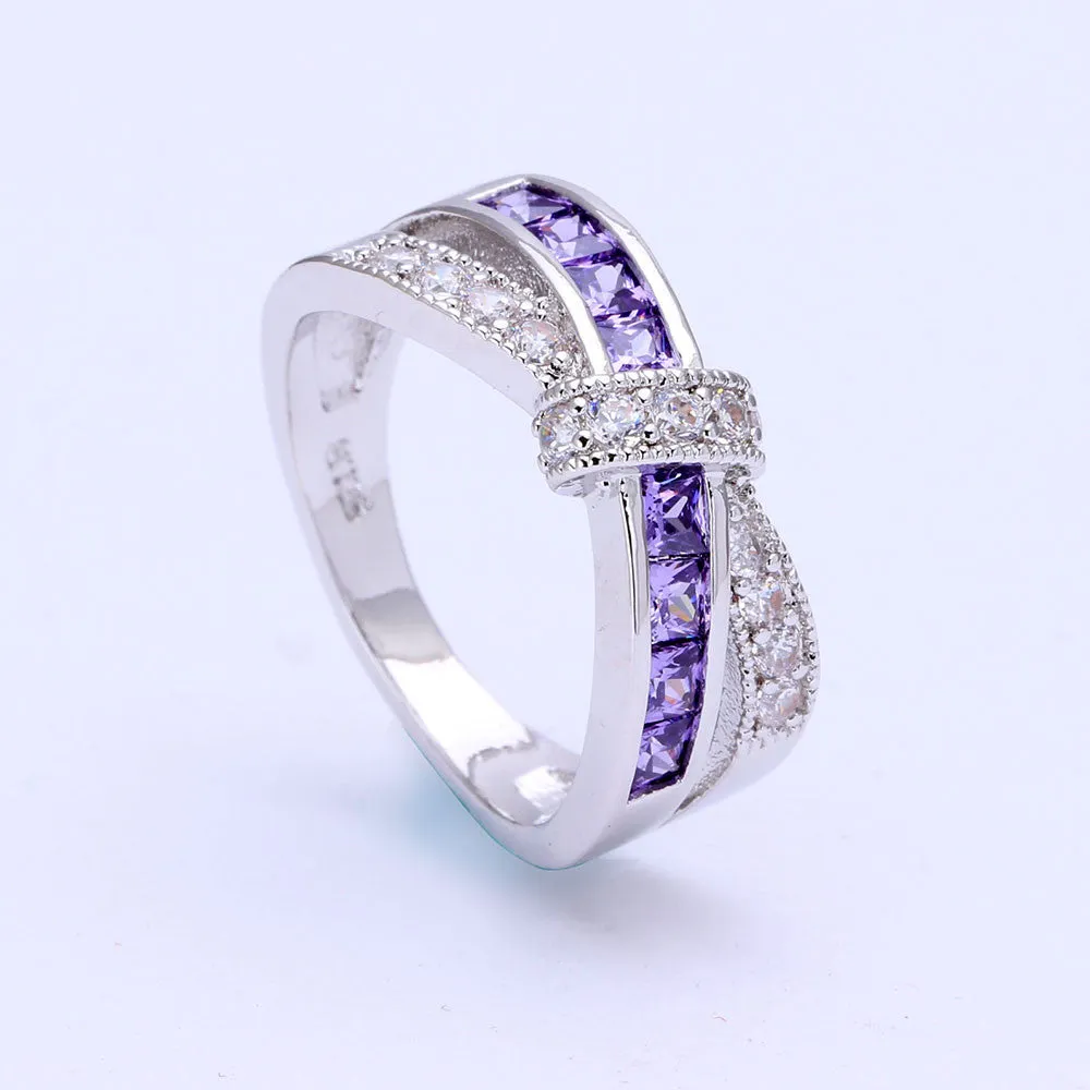 Pretty Princess White Aquamarine Ring