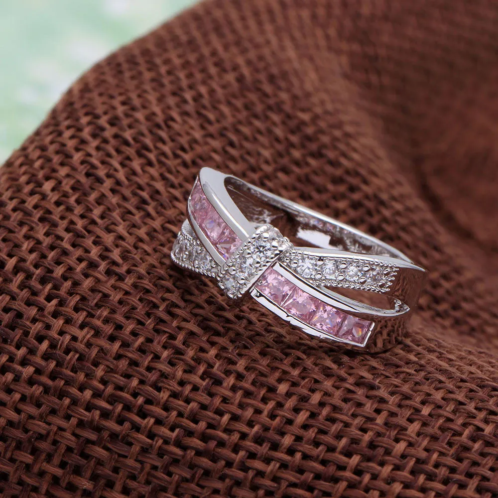 Pretty Princess White Aquamarine Ring