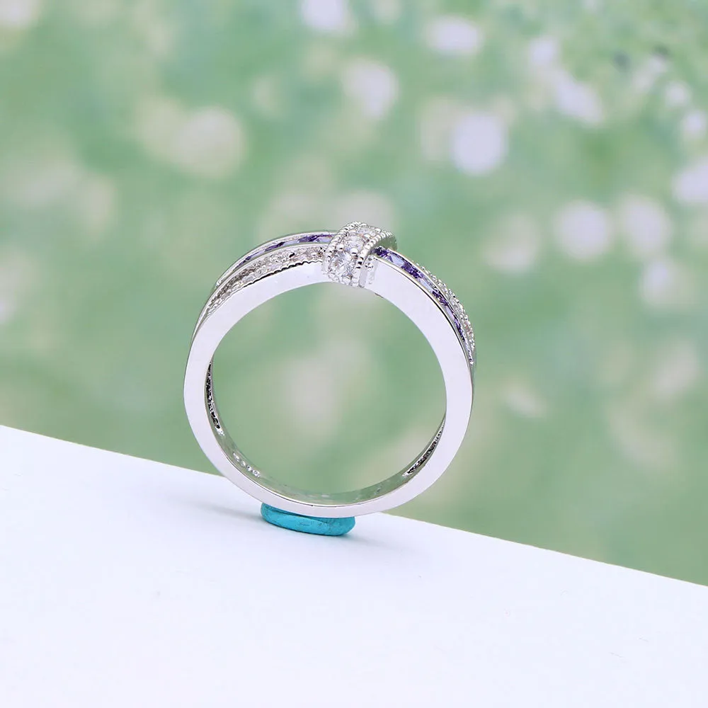 Pretty Princess White Aquamarine Ring