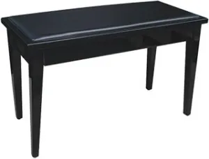 Profile Piano Bench w/ Compartment Black PPB-102C