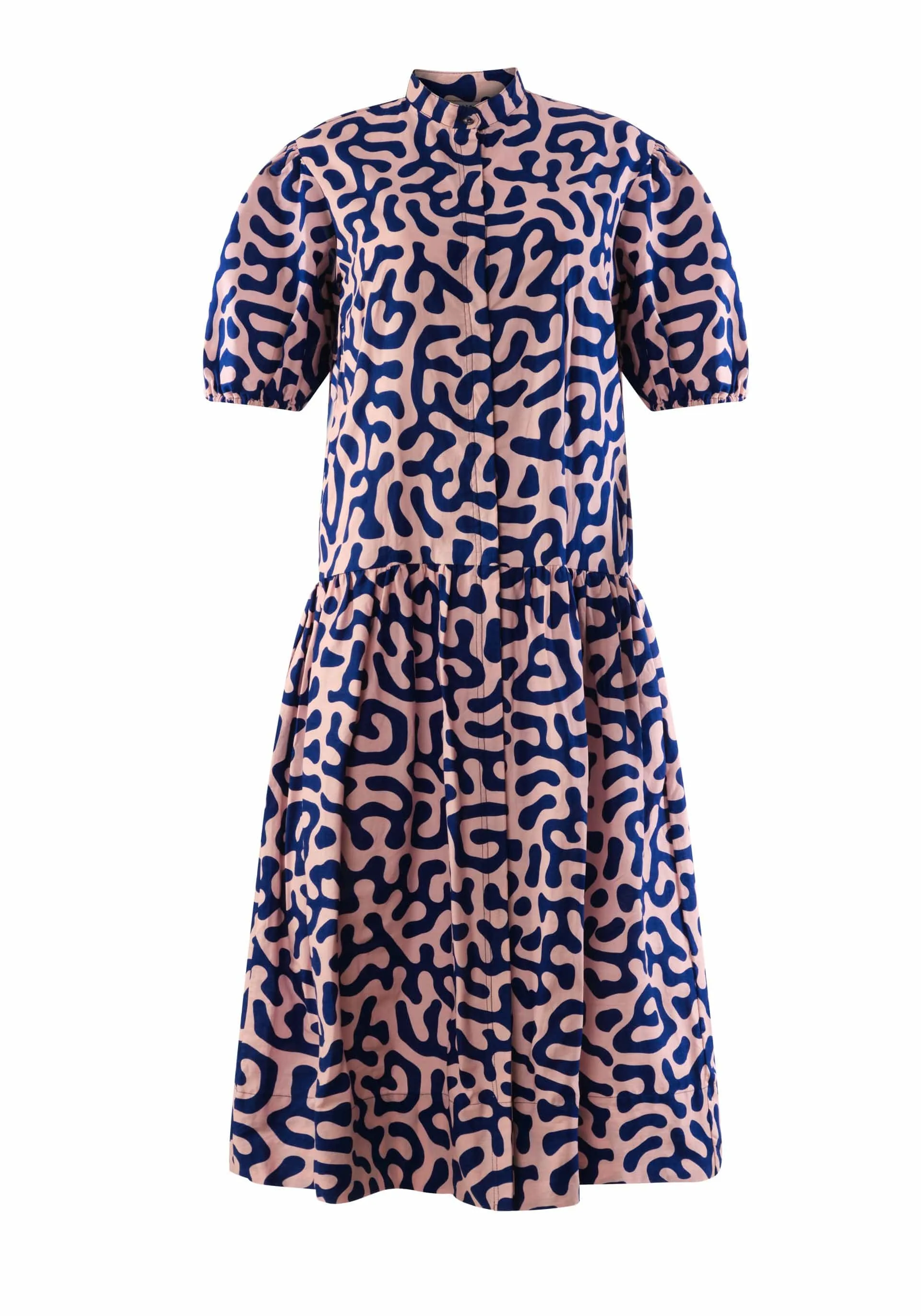 Puff Sleeve Midi Dress - Big Business