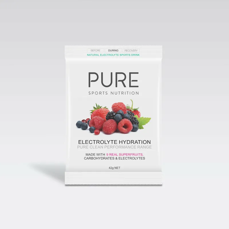 PURE PURE Electrolyte Hydration Sachet - 9 Real Superfruits 42G