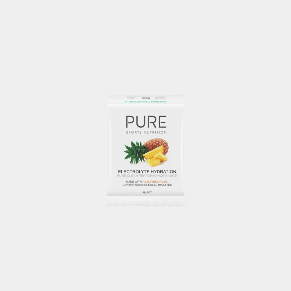 PURE Sports Nutrition Electrolyte Hydration 42g - Pineapple (Single Serve)