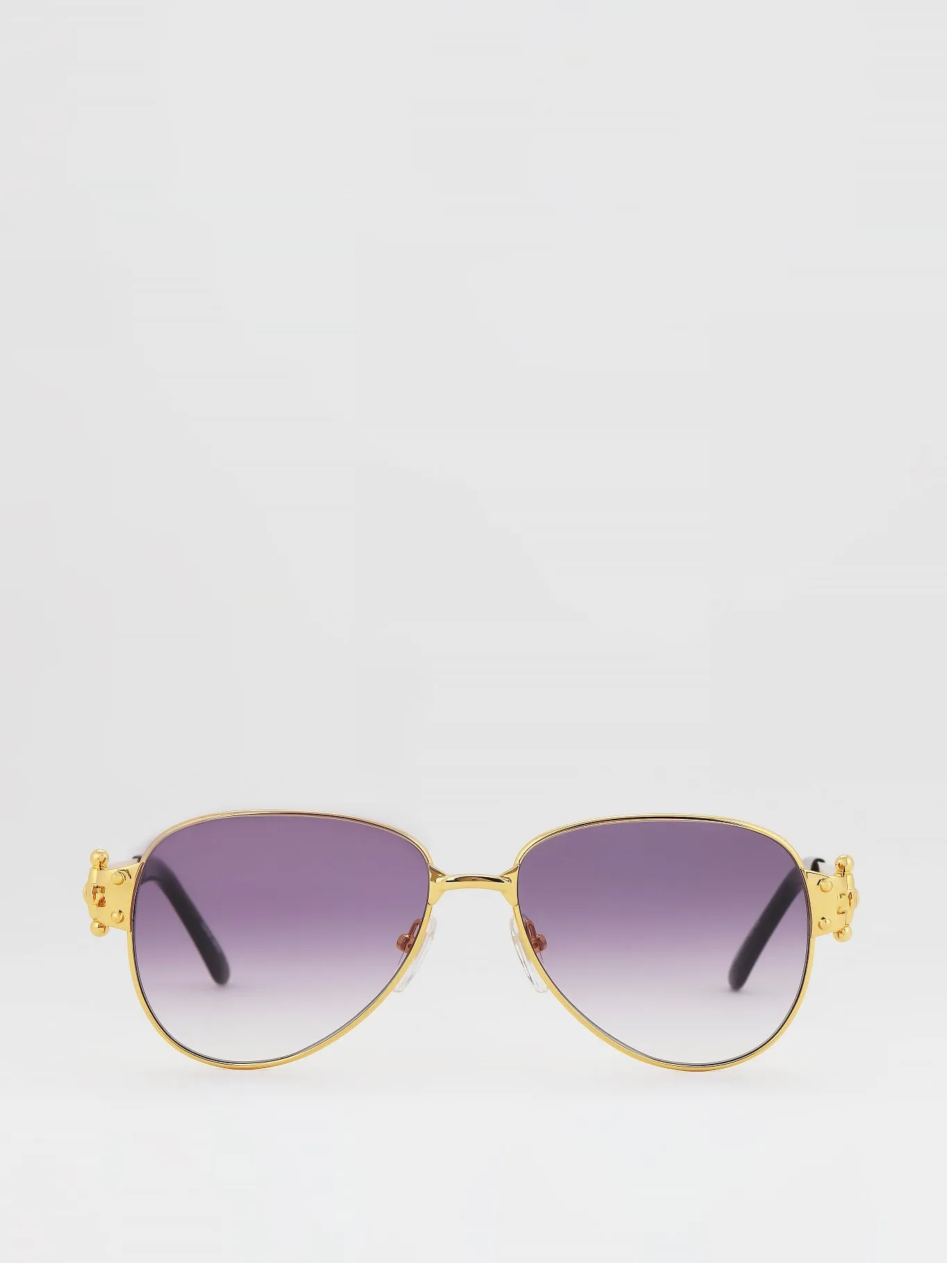 Purple Gradient Aviator Sunglasses