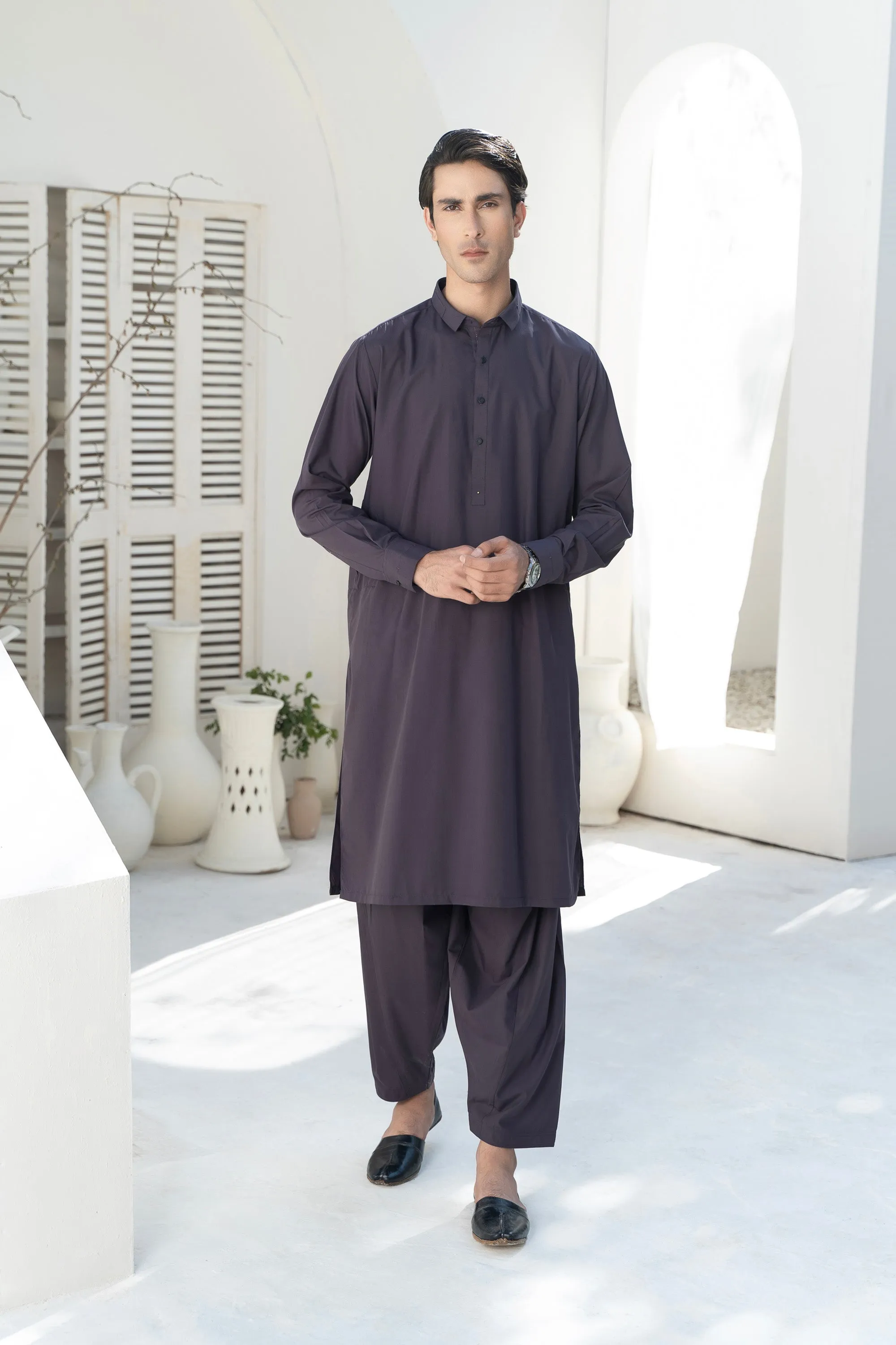 Purple Shalwar Kameez