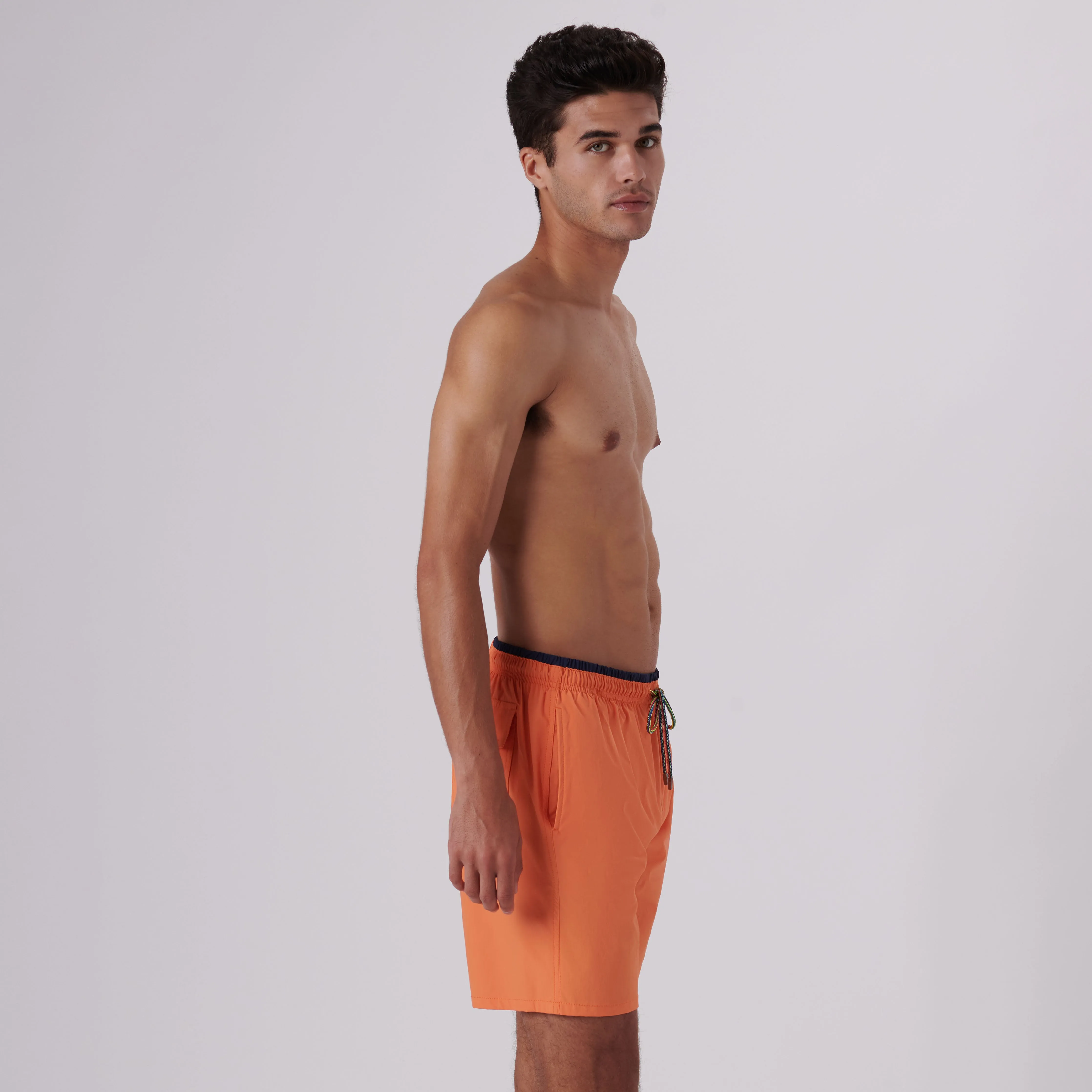 Quinn Solid Swim Trunks