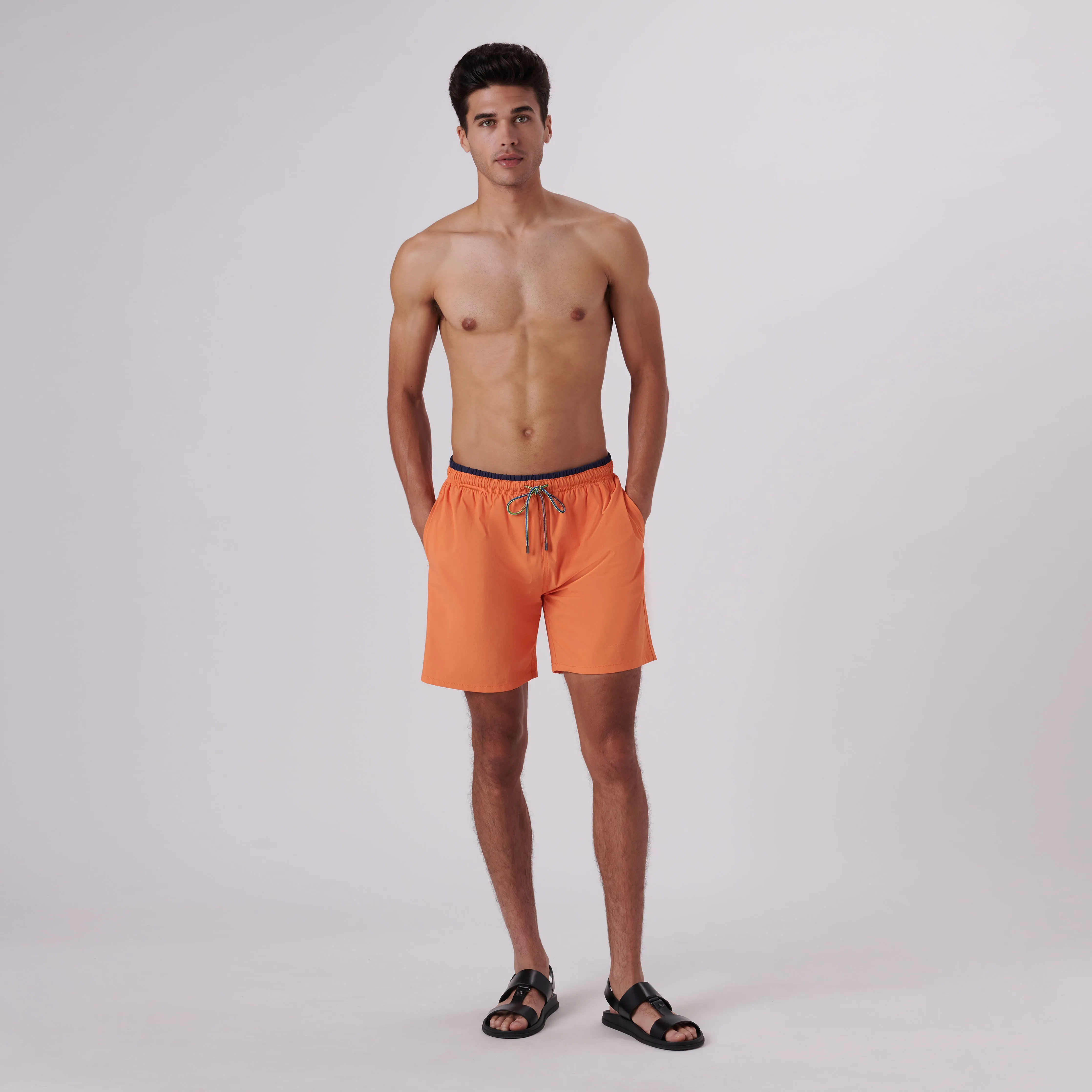 Quinn Solid Swim Trunks