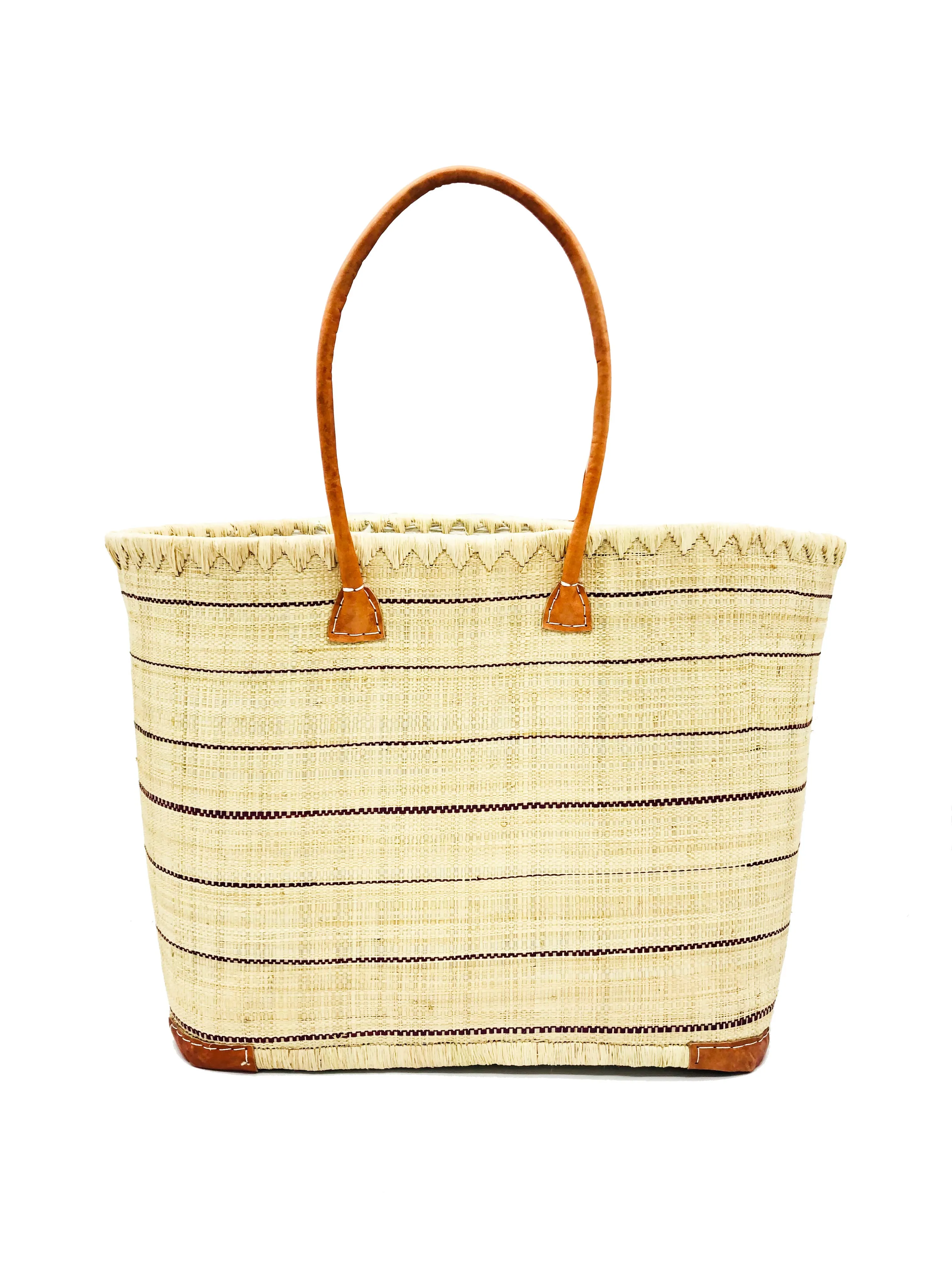 Rabat Big Straw Basket Bag