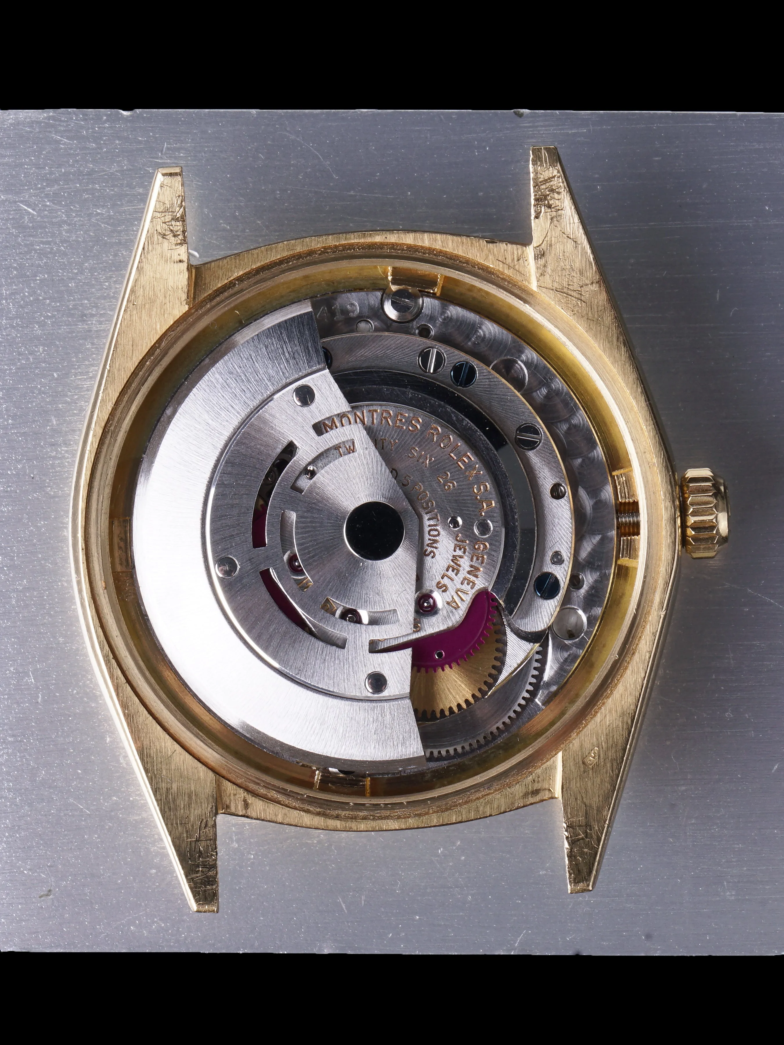 RARE 1966 Rolex Oyster-Perpetual (Ref. 1013) 18K YG "Oversized Case"