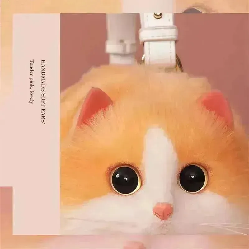 Realistic Handmade Cat Plush Handbag
