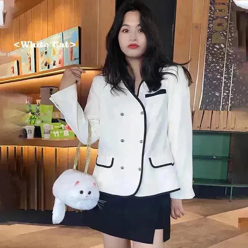 Realistic Handmade Cat Plush Handbag