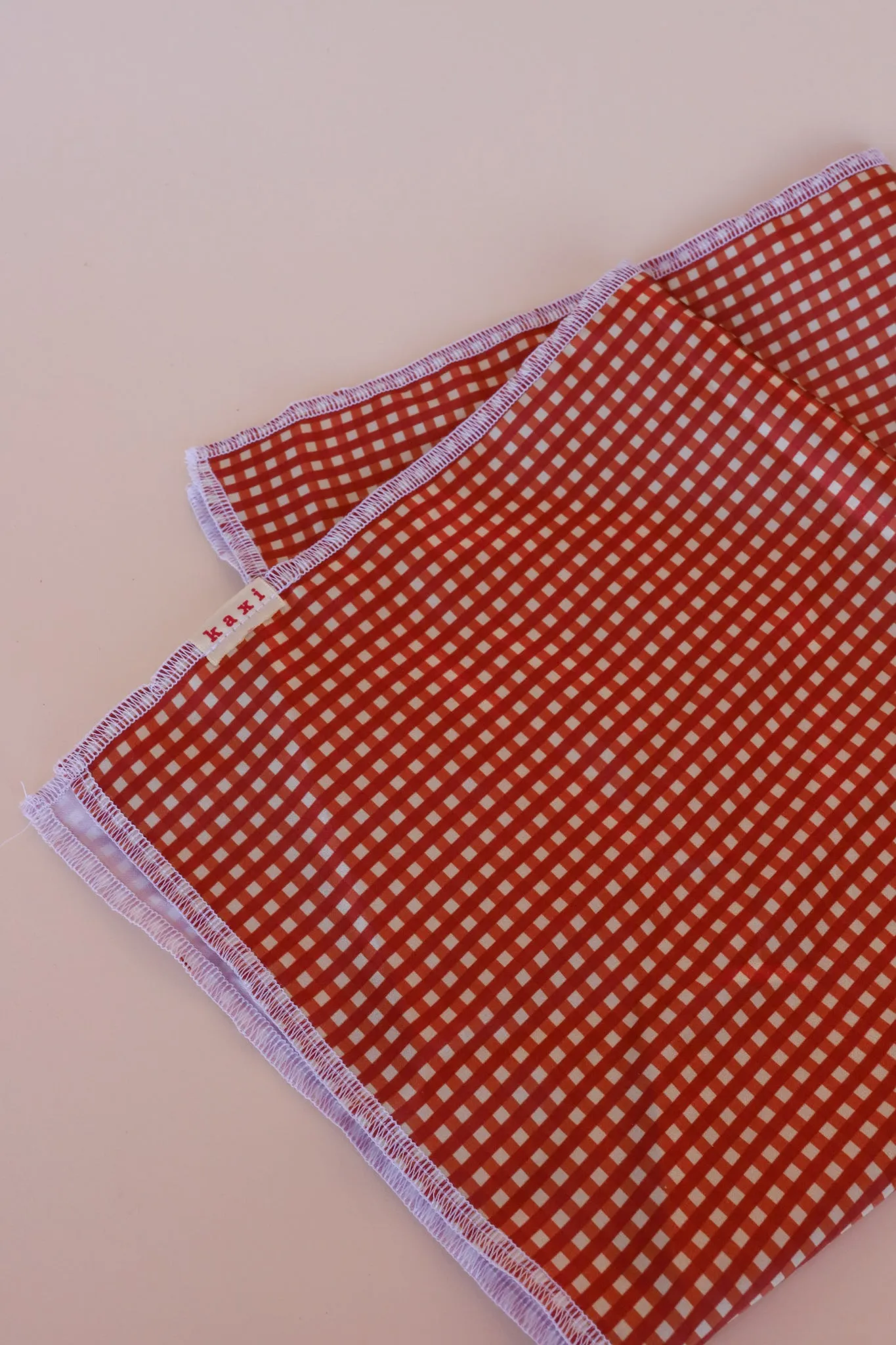 RED PLAID BANDANA