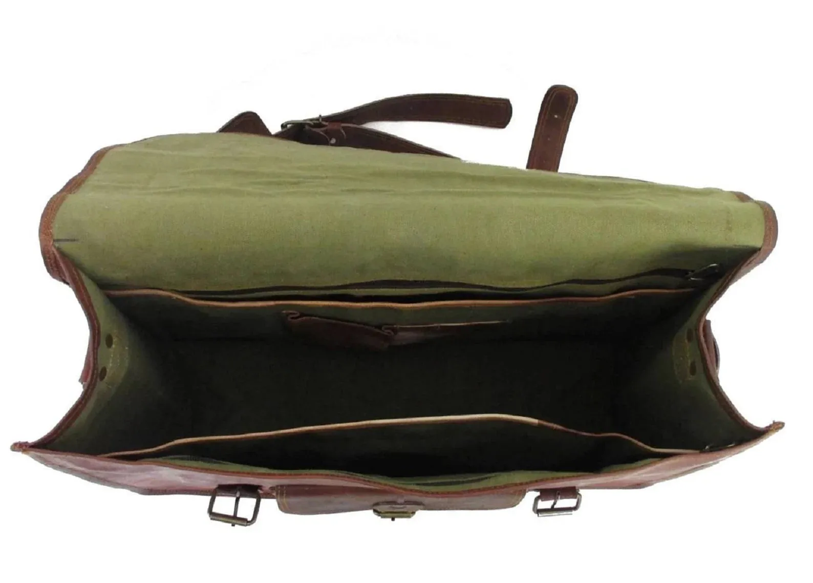 Retro Style Leather Messenger Bag
