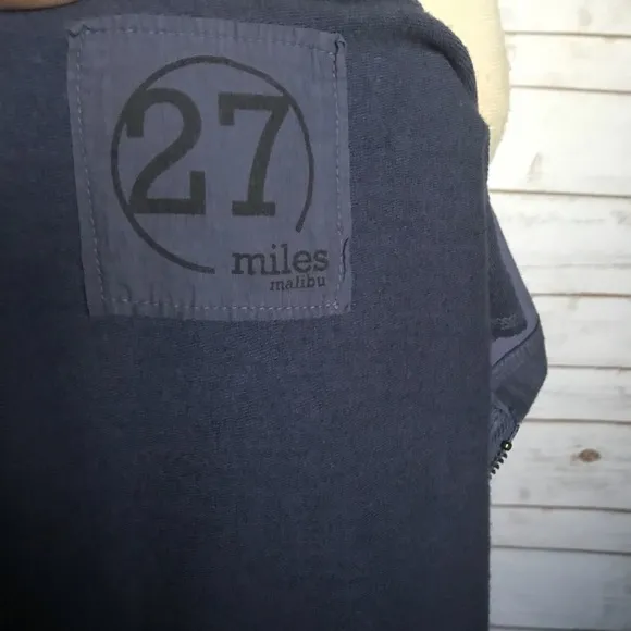 Revolve27 Miles Malibu BRADY Hoodie Vest Top - S-M