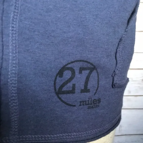 Revolve27 Miles Malibu BRADY Hoodie Vest Top - S-M