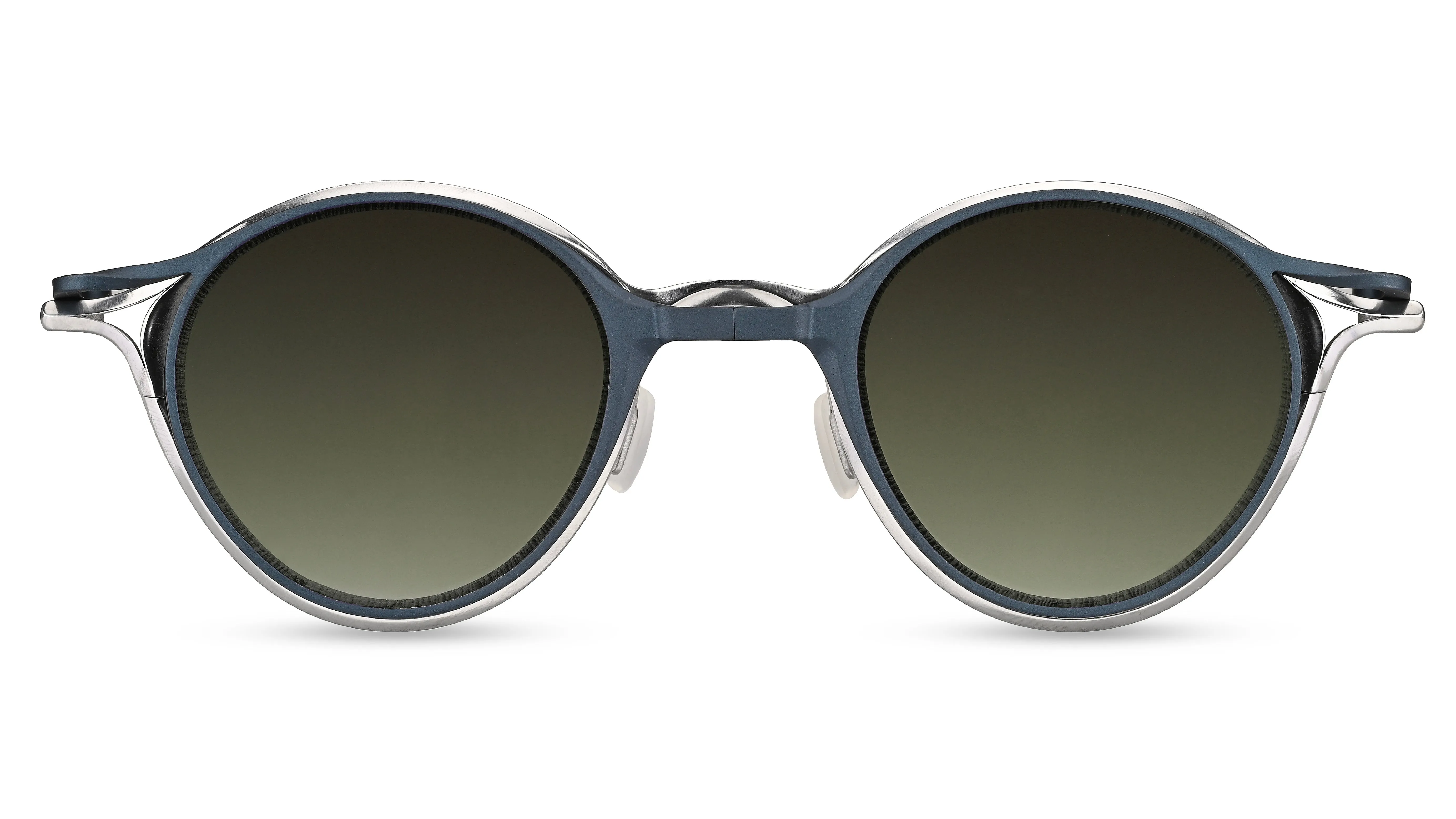 RG1038ST RX w/ CLIP-Silver Frame / Ink Clip / Dark Green Gradient