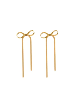 Ribbon Drops Earrings