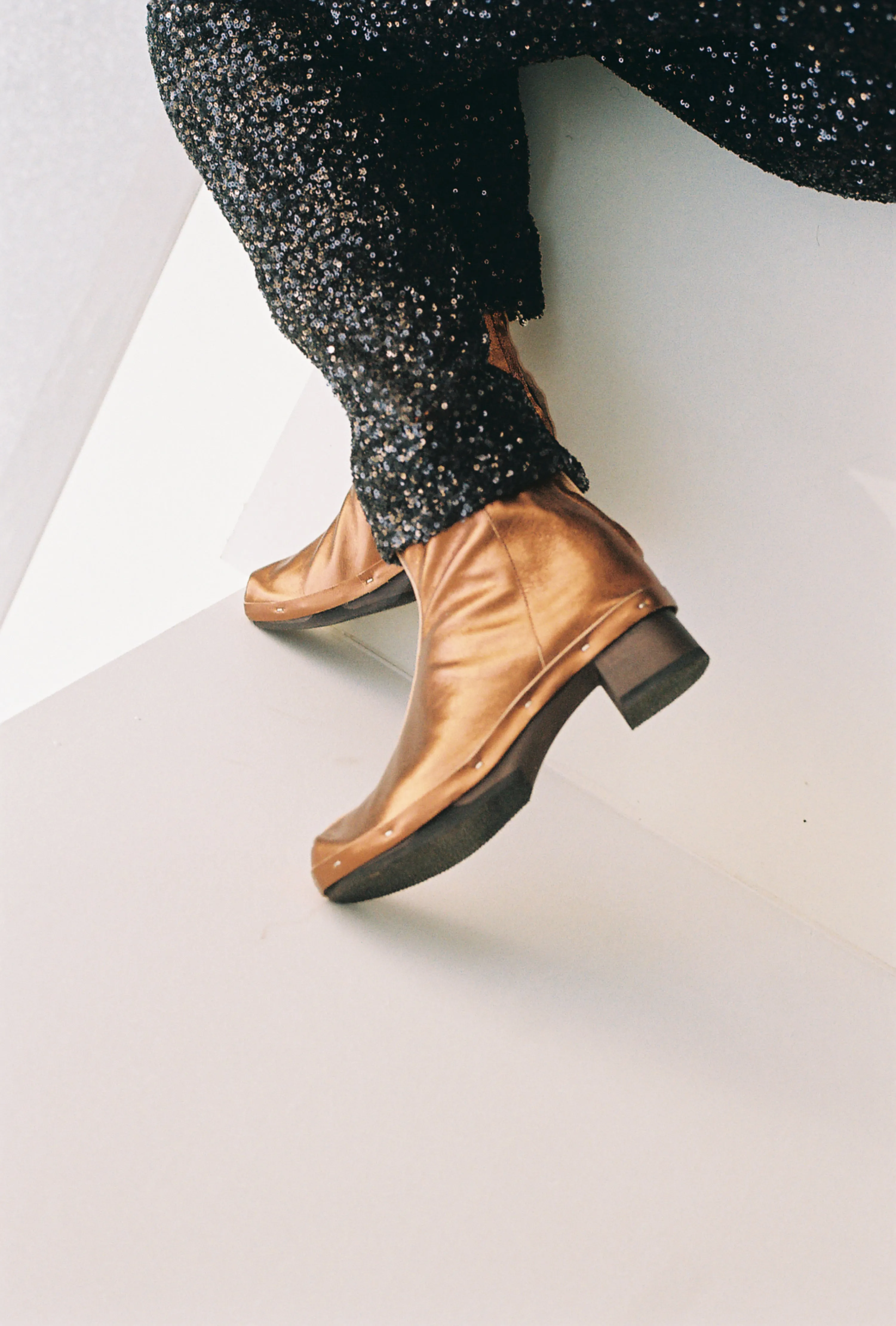 ROSIE BOOT METALLIC   Bronze