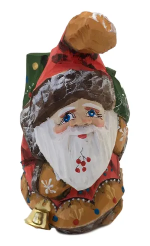 Russian Santa Unique Shape with Christmas Tree
