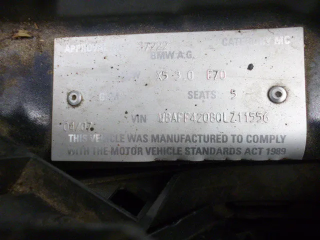 S2654 X5 E70 SAV 3.0d M57T2 AUTO 2007/02