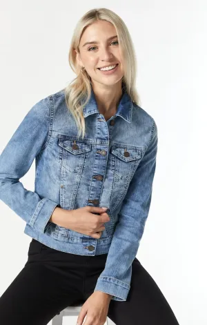 SAMANTHA CROP DENIM JACKET 013125