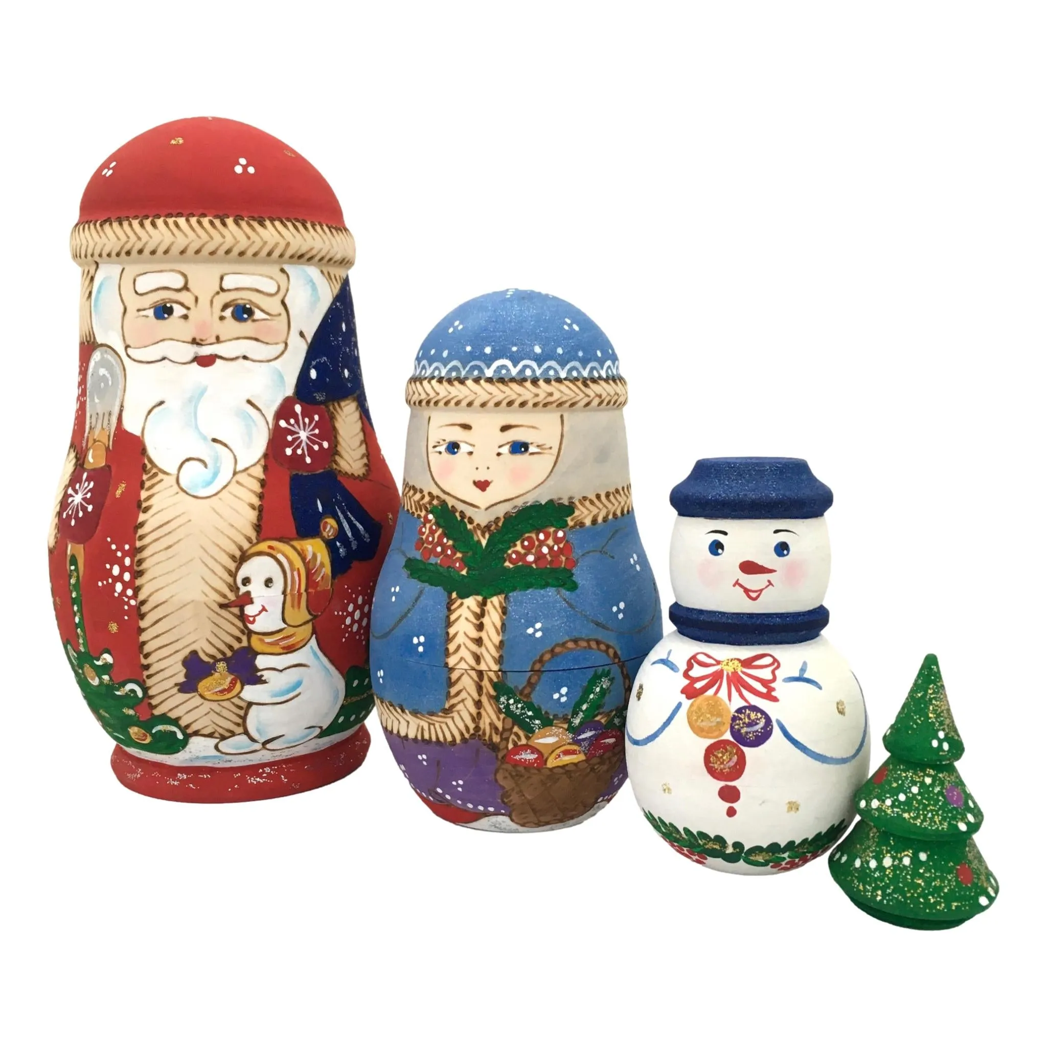 Santa Russian Dolls Unique Shape