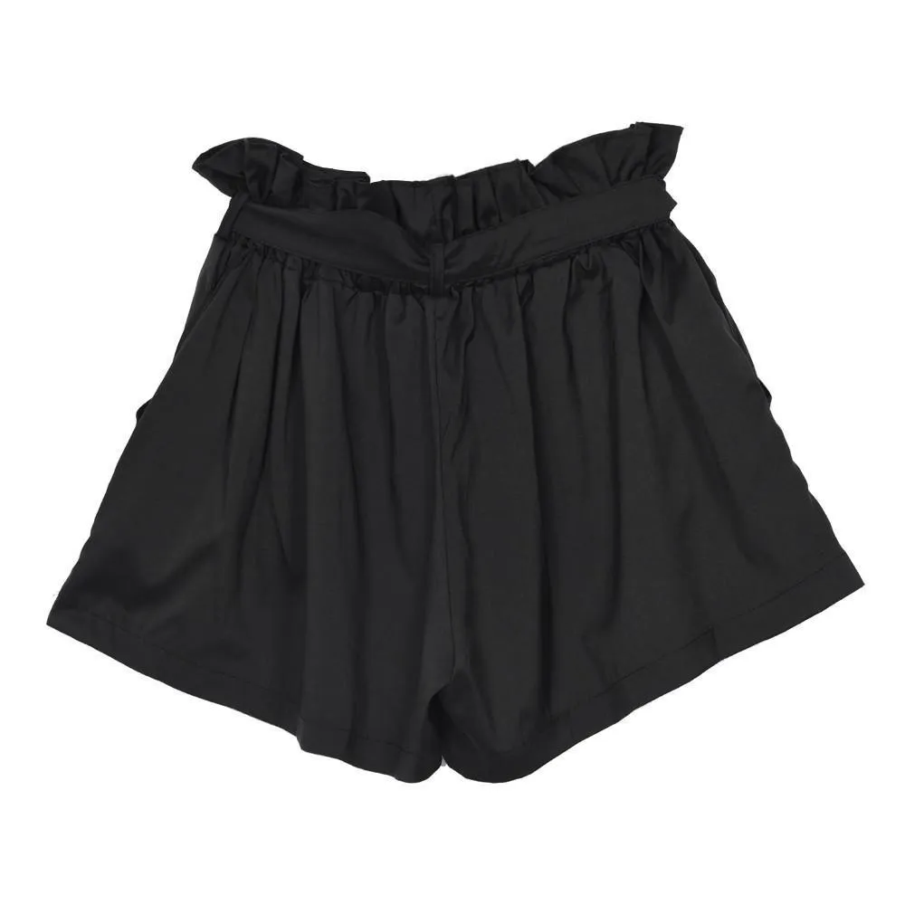 Sashed Solid Shorts
