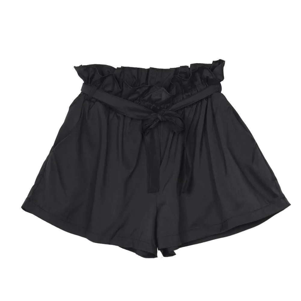 Sashed Solid Shorts