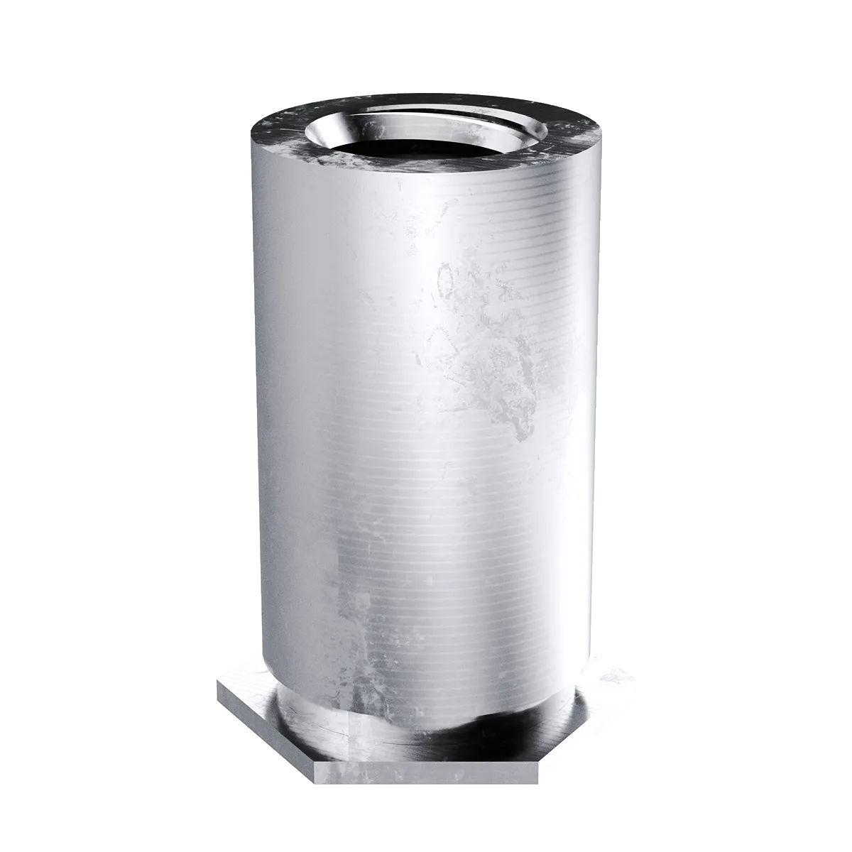 Self-Clinching Standoff, Blind Thread, 7075-T6 Aluminum, 4-40 x 0.812, Hole Dia.: 0.166, 100 Pack