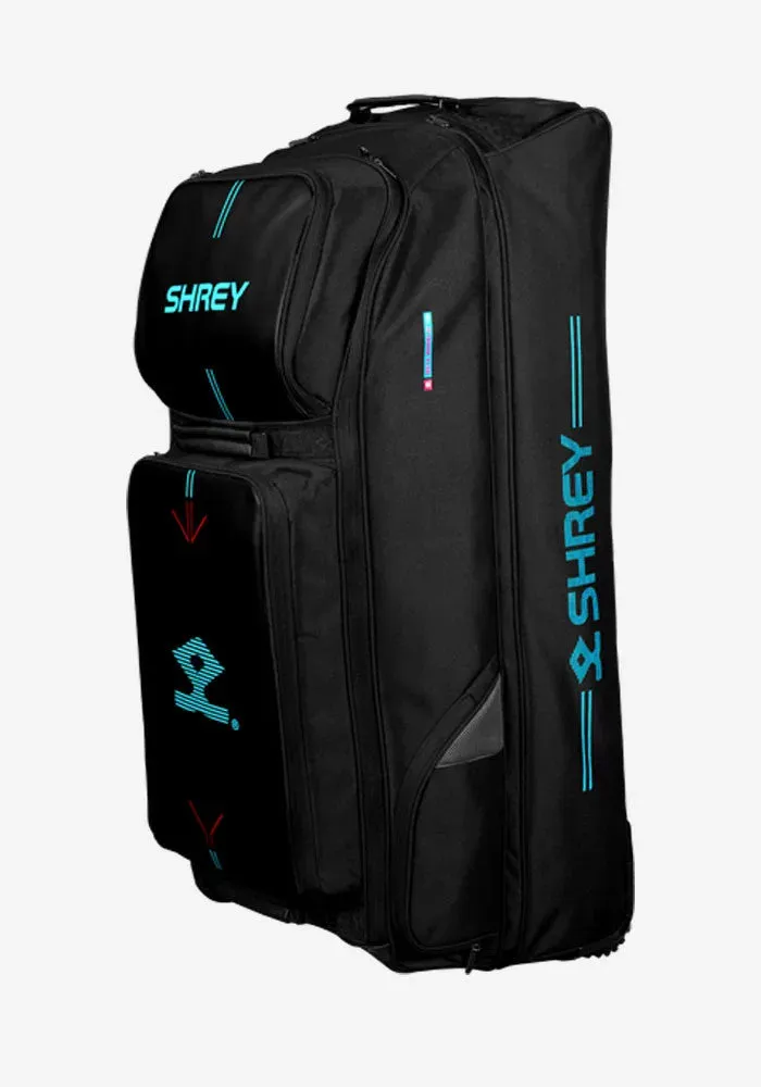 Shrey Meta Duffle Wheelie 150 Cricket Kit Bag Colour Black