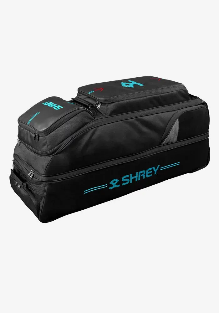 Shrey Meta Duffle Wheelie 150 Cricket Kit Bag Colour Black