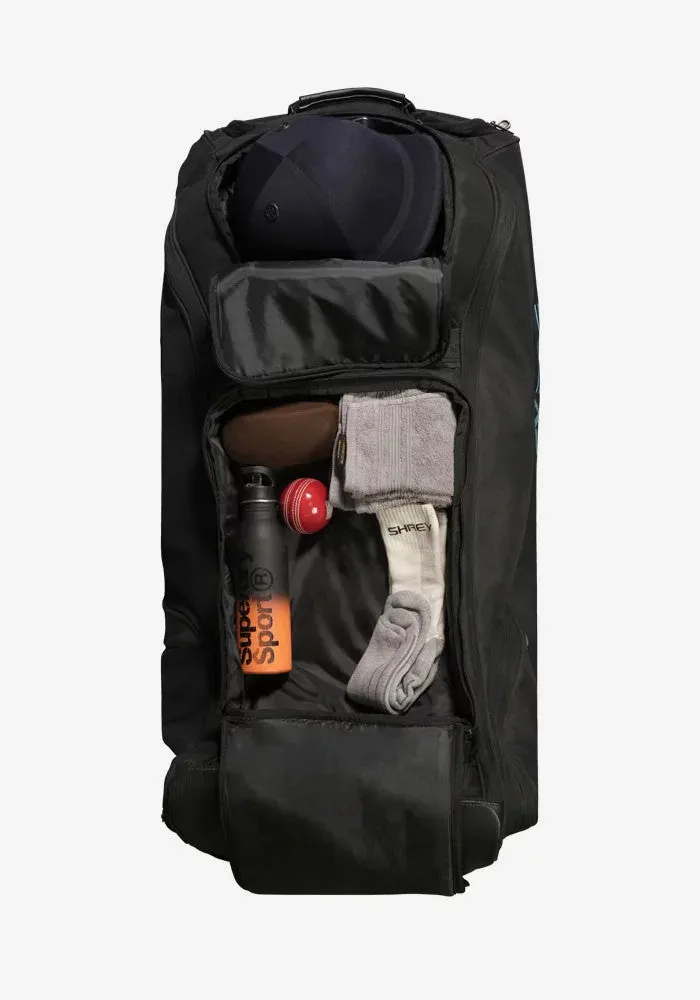 Shrey Meta Duffle Wheelie 150 Cricket Kit Bag Colour Black