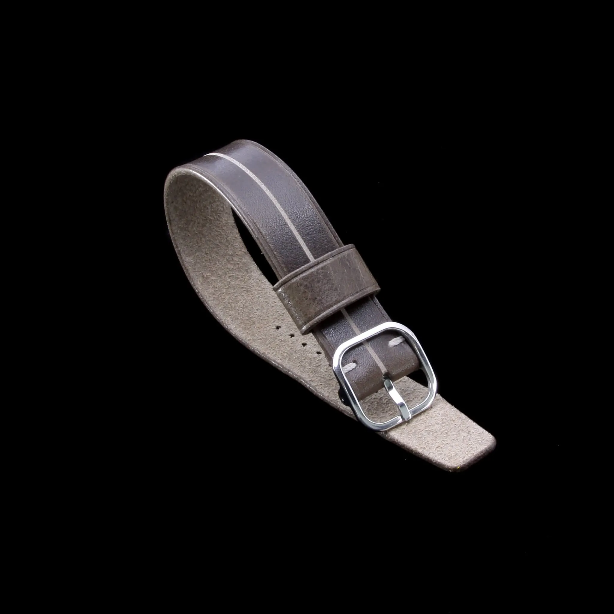 Single Pass Leather Watch Strap, Garrison | Douglas 116