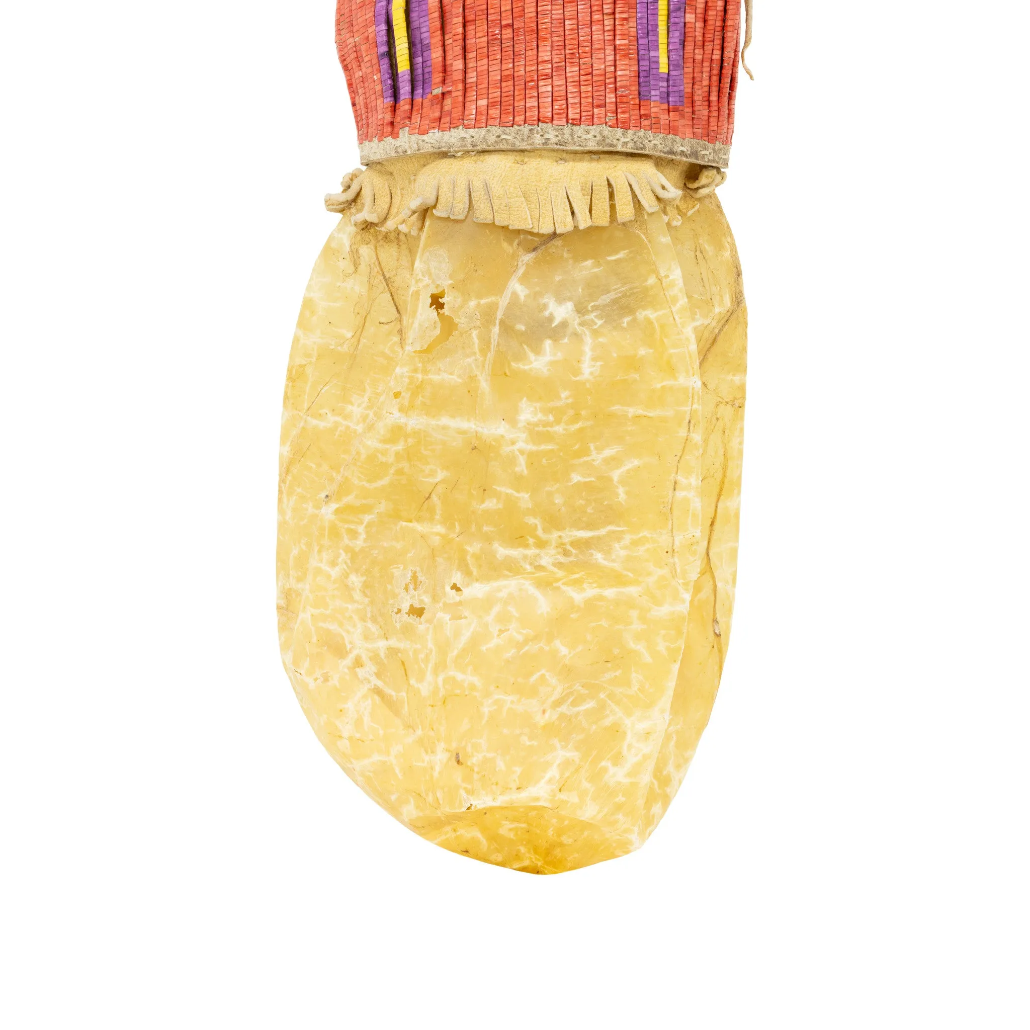 Sioux Buffalo Bladder Quilled Bag