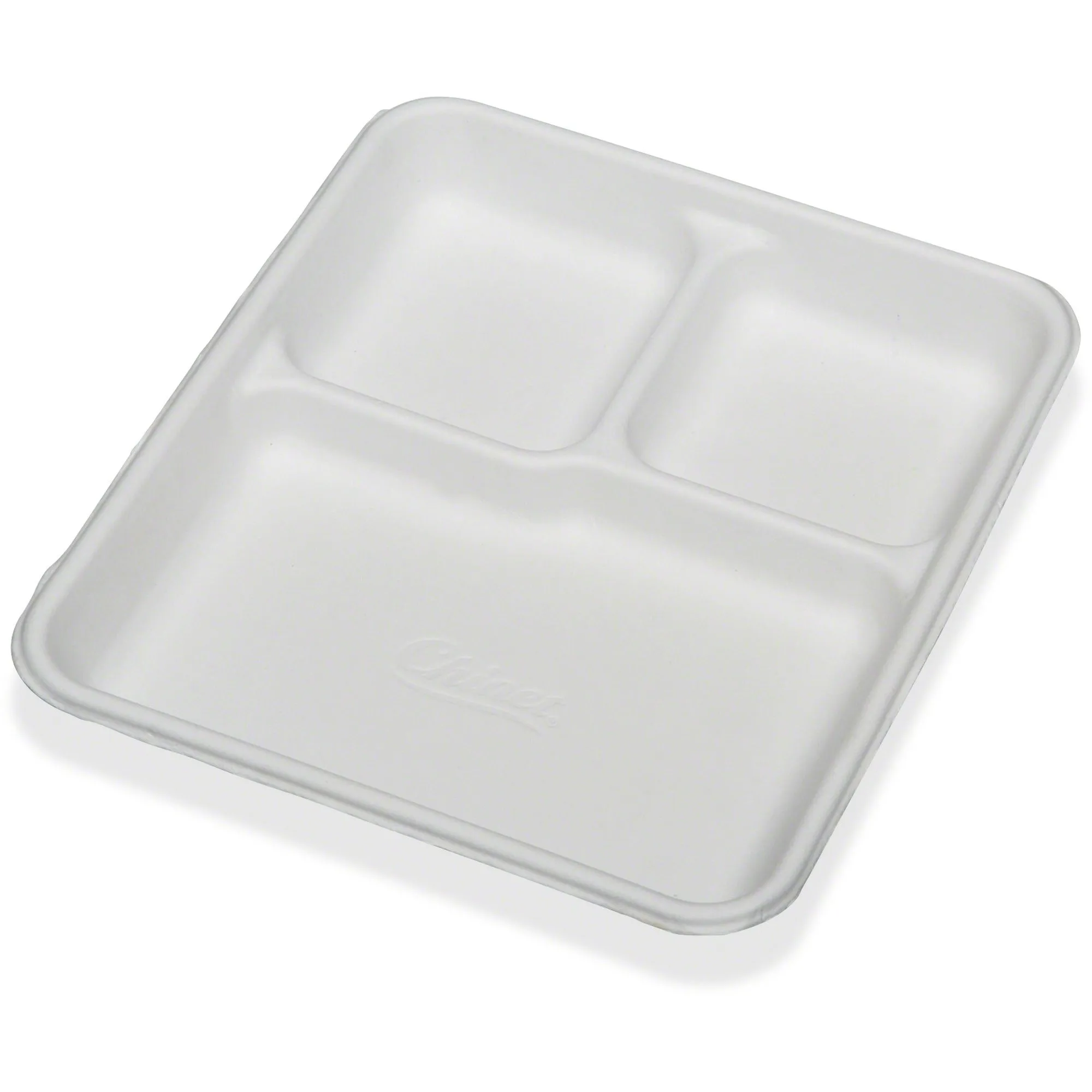 SKILCRAFT 3 Compartment Disposable Plates