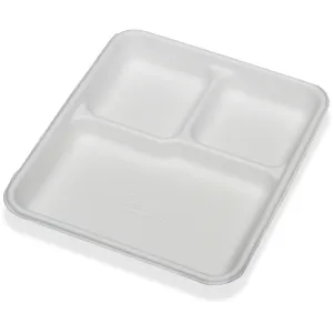 SKILCRAFT 3 Compartment Disposable Plates