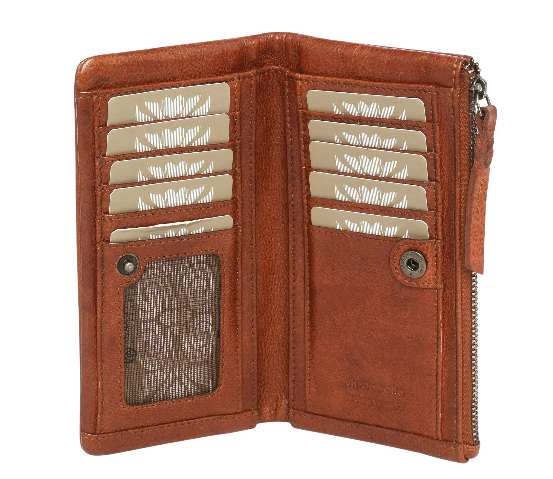 soft vintage leather wallet (7633)