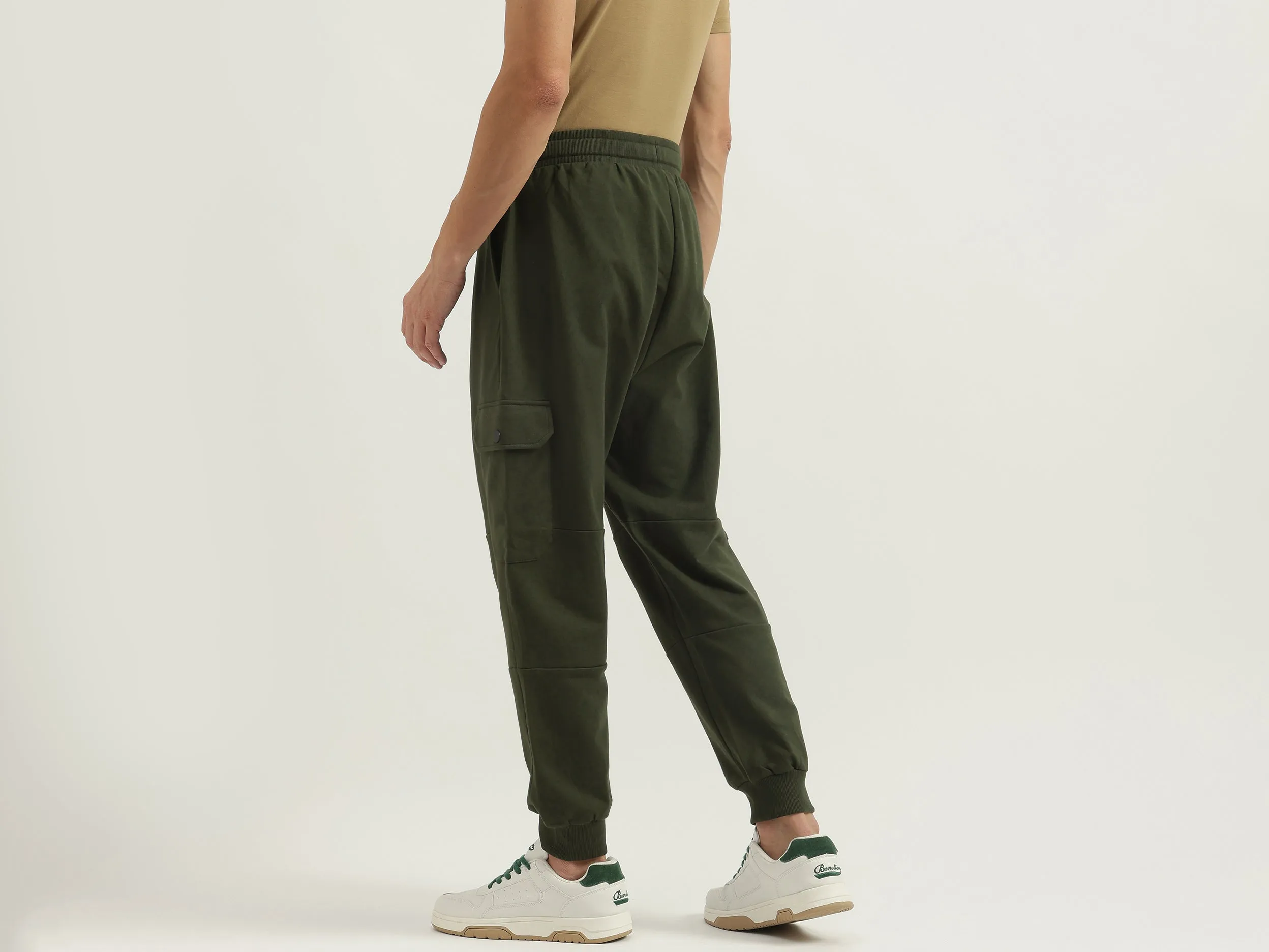 Solid Baggy Fit Track Pants