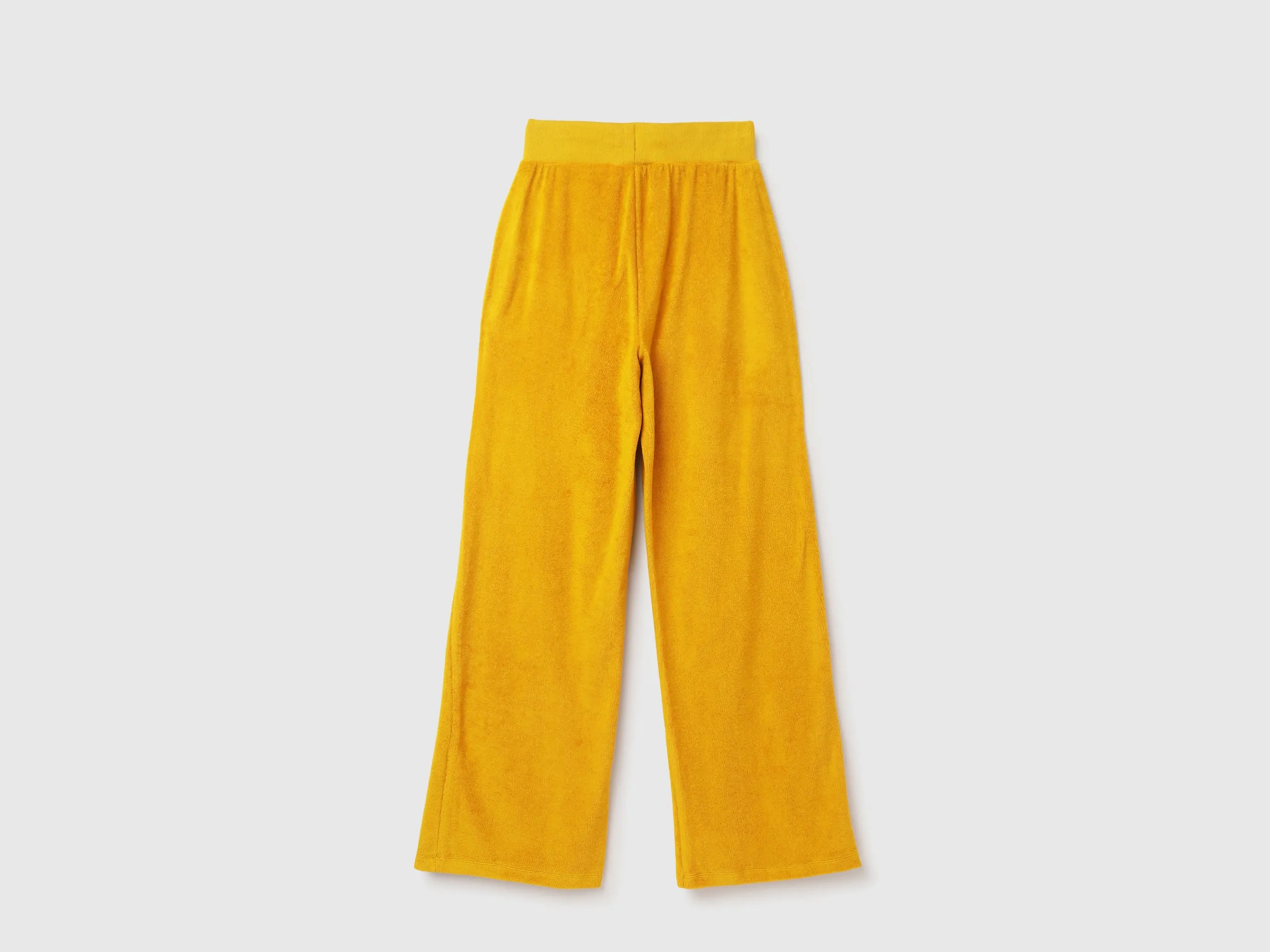 Solid Coloured Wide Leg Joggers