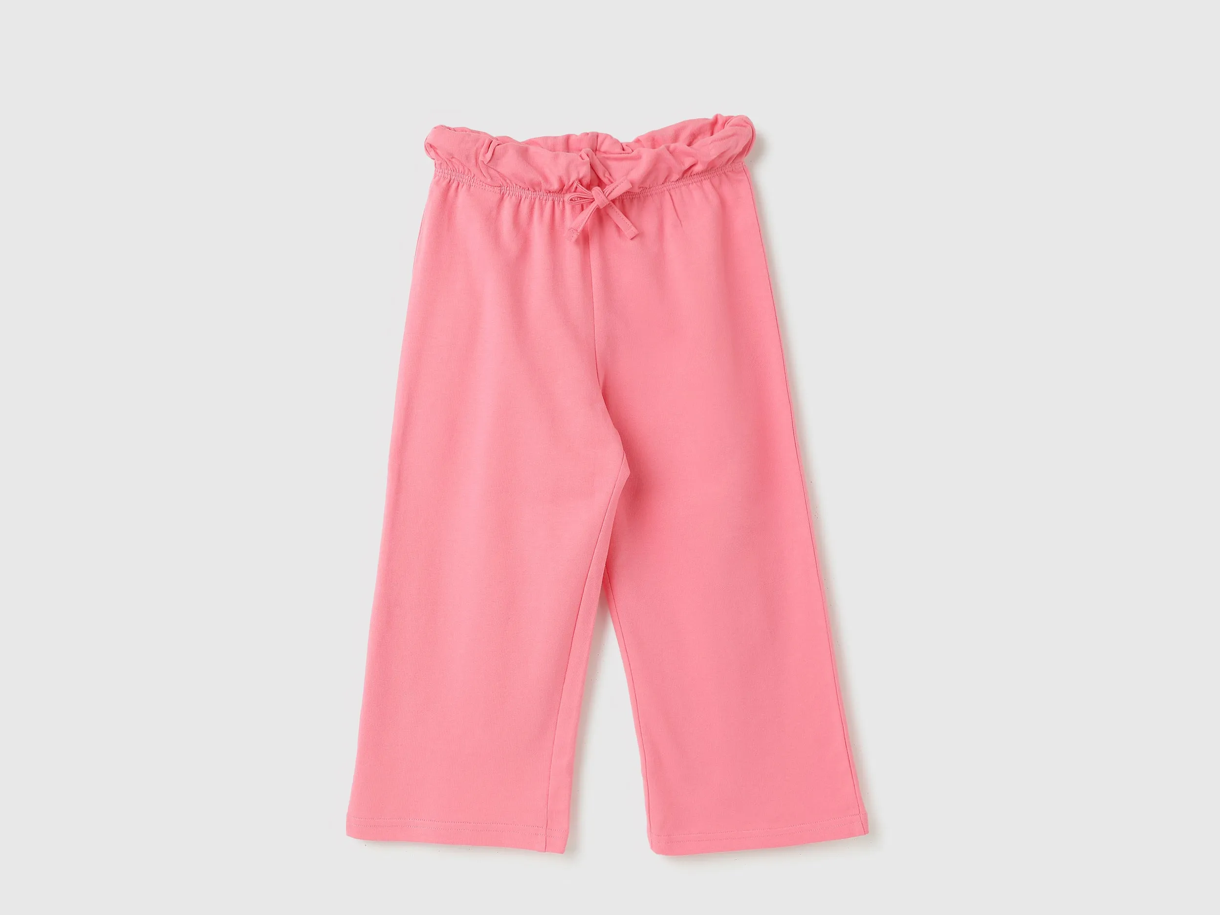 Solid Drawstring Regular-Fit Trousers