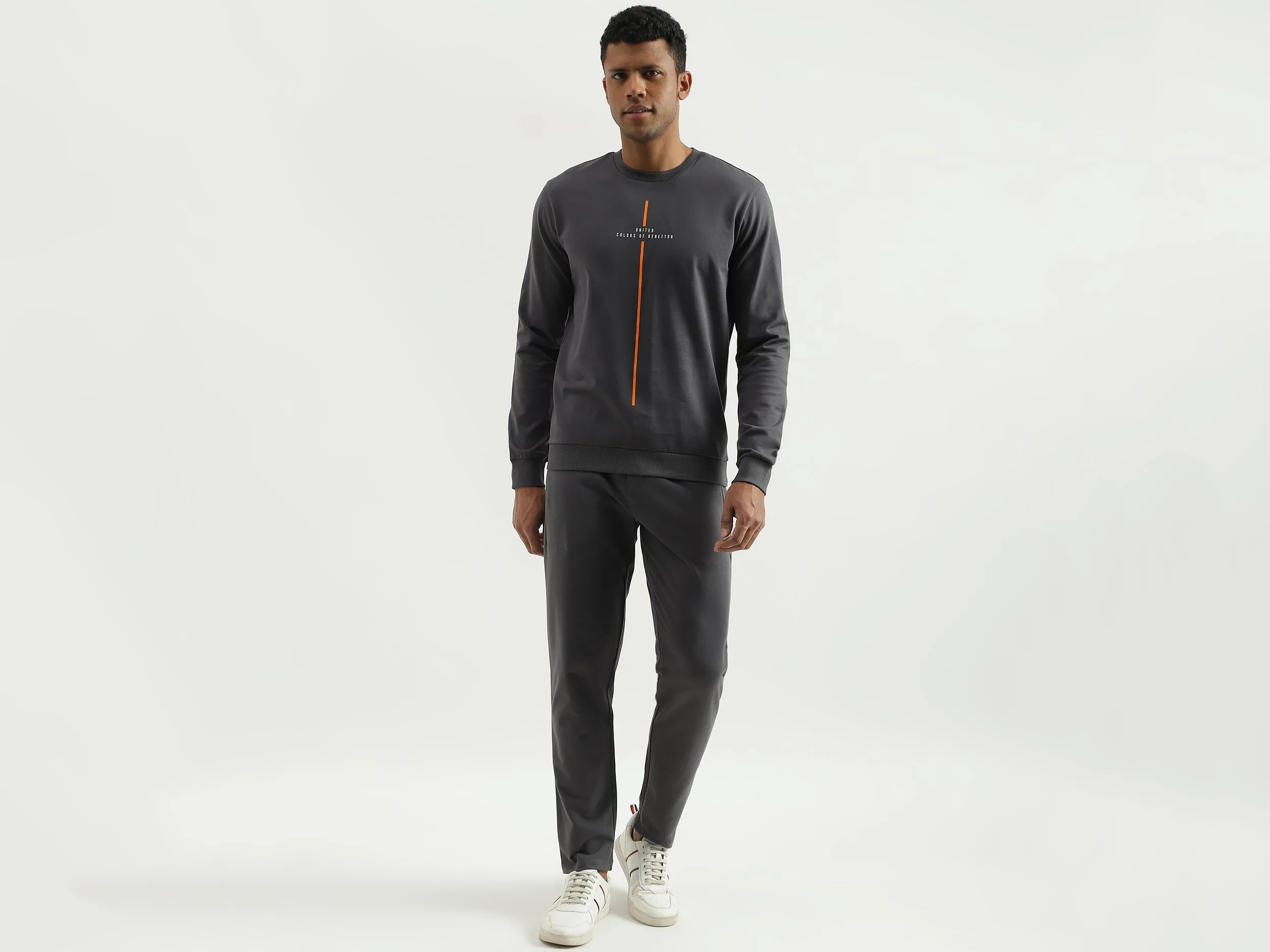 Solid Regular Fit Trousers