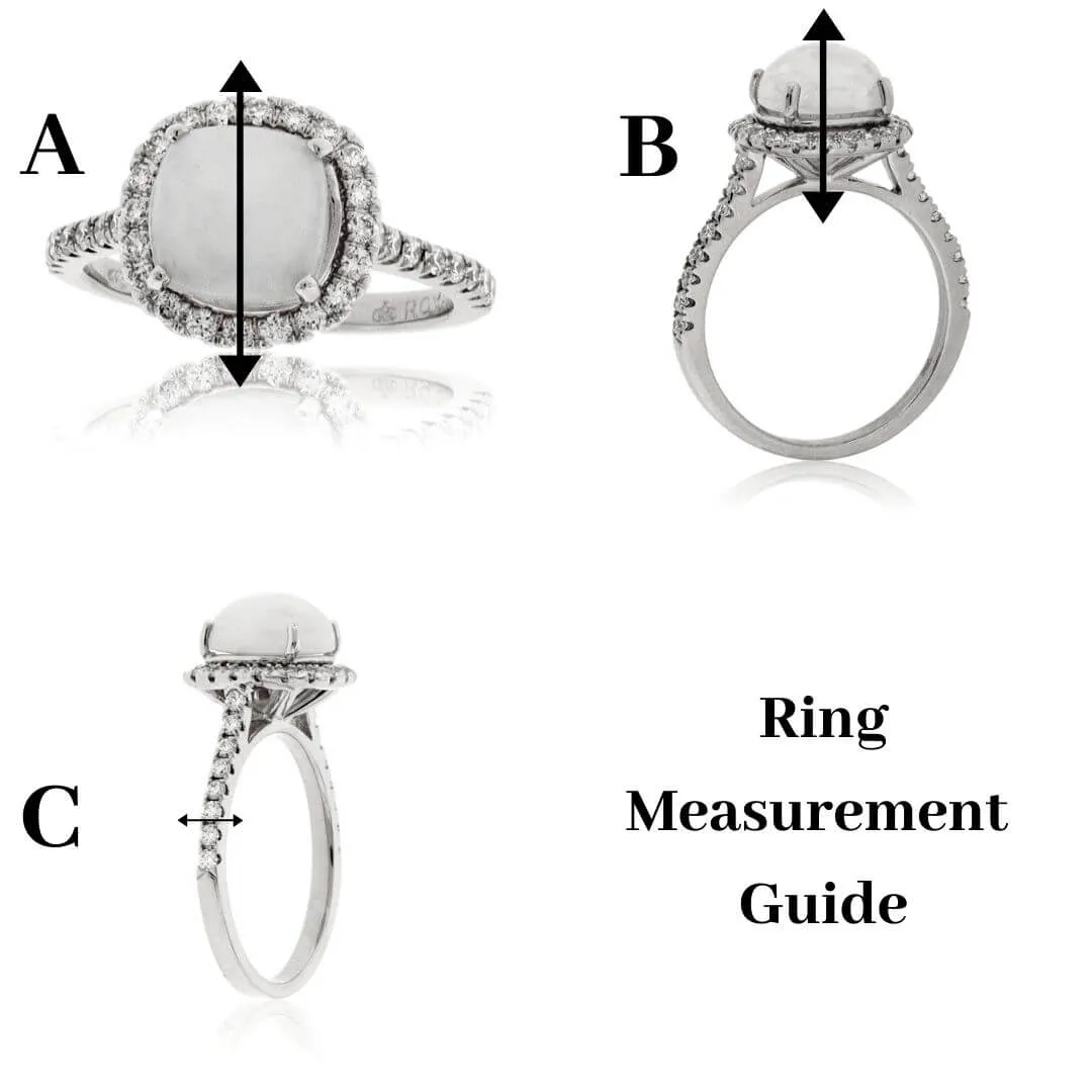 Solitaire Tahitian Pearl Unique Shape Style Ring