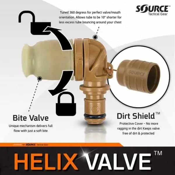 Source Tactical QMT Helix Hydration Bladder Valve