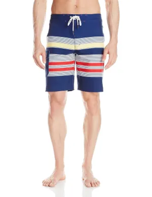 Sperry Top-Sider Mens Navy Sea Port Stripe Boardshorts Size 32