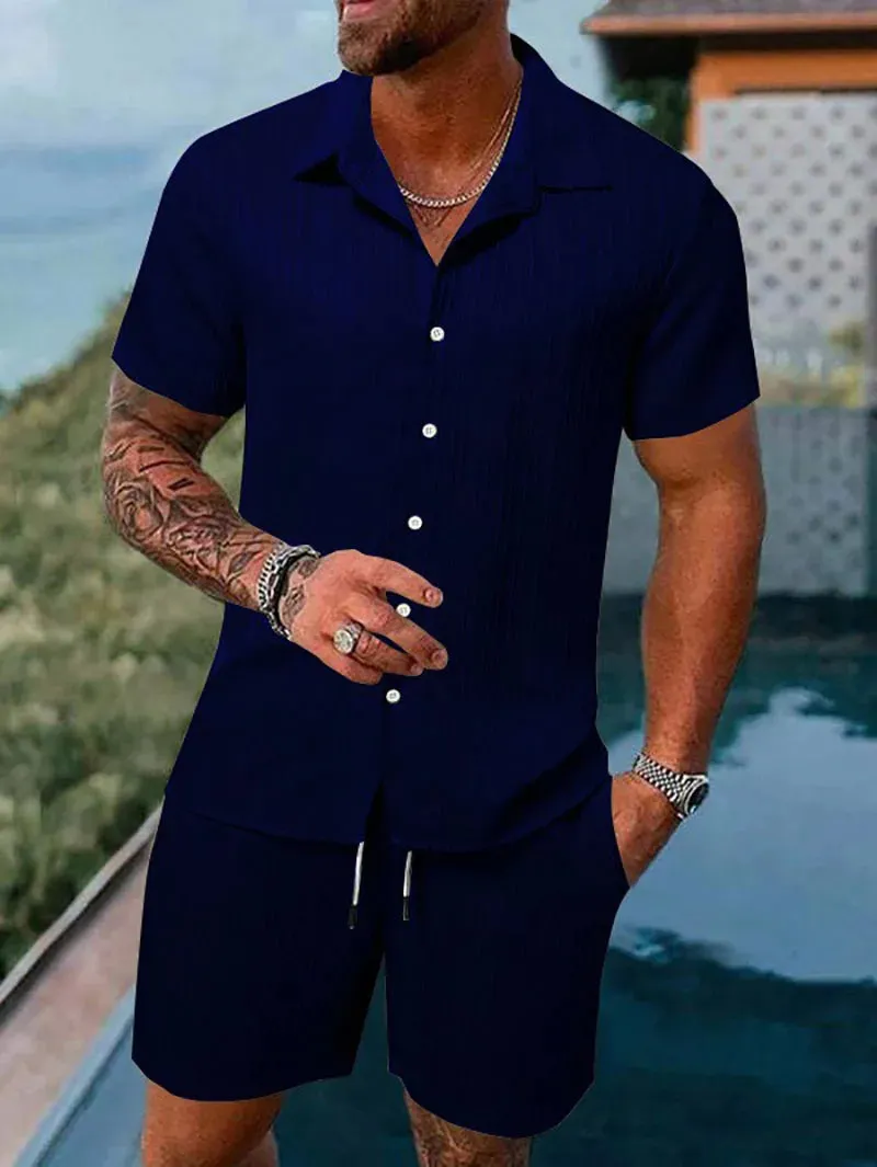 Spring & Summer Men's Sports Polo Set