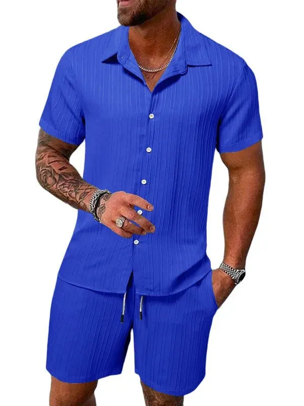 Spring & Summer Men's Sports Polo Set