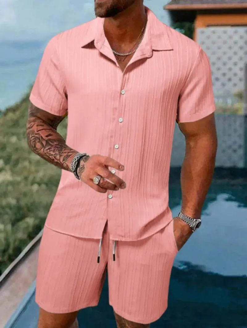 Spring & Summer Men's Sports Polo Set