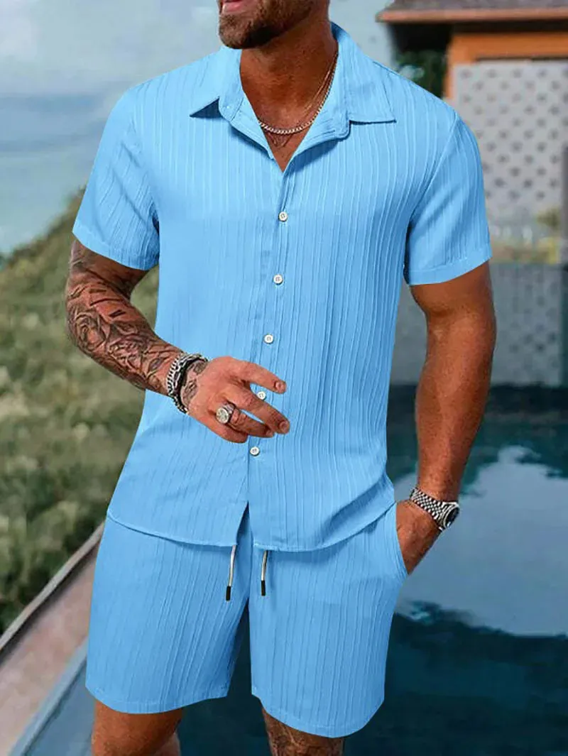 Spring & Summer Men's Sports Polo Set