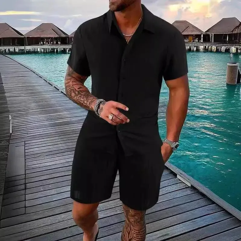 Spring & Summer Men's Sports Polo Set