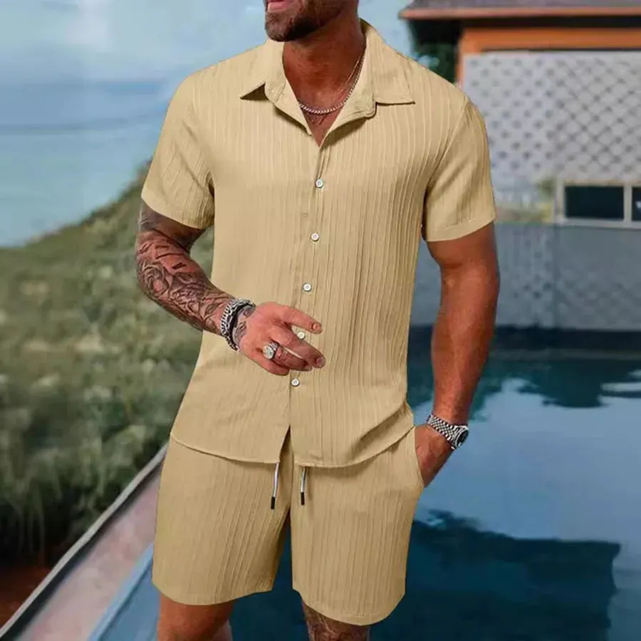Spring & Summer Men's Sports Polo Set